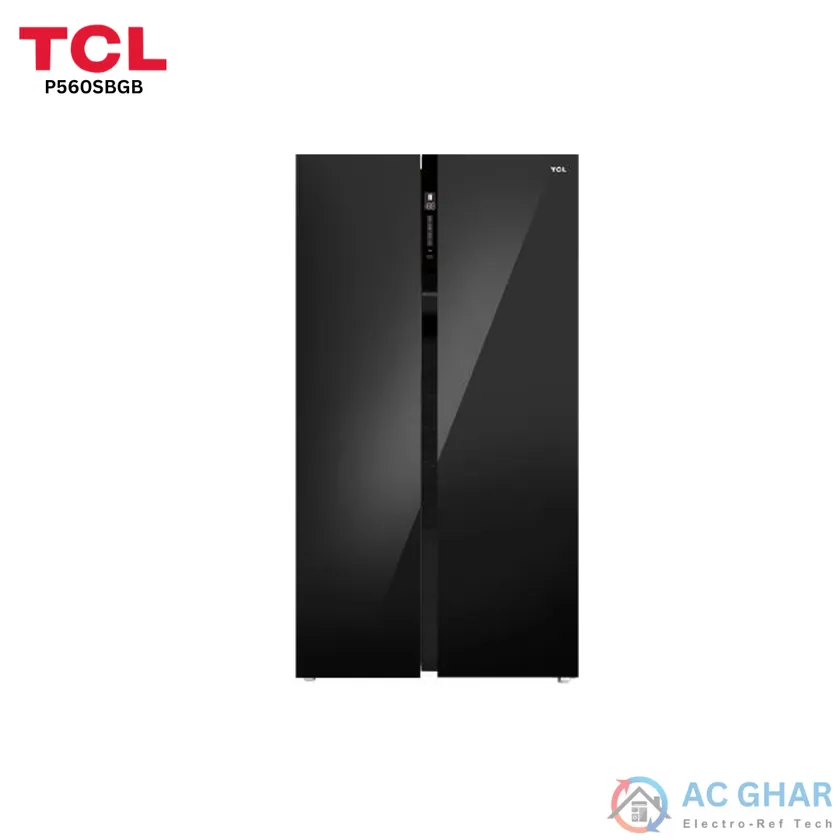 TCL 550 Liter Side By Side Refrigerator - P560SBGB | AC GHAR